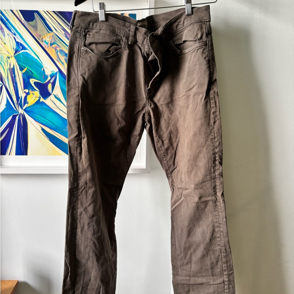 J. Crew Men's Corduroy Pants - Dark Olive